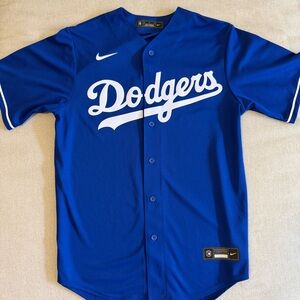 Nike Royal Blue Blank Dodgers Jersey